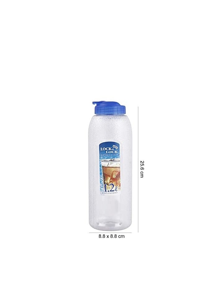 LOCK & LOCK LocknLock Aqua 1.2L BPA-Free Water Bottle with Flip-Top Lid – Durable and Transparent Hydration Jug  - Image 5