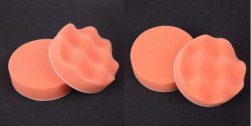 DIY Crafts CT-DIY-HI-42465 3"/4"/7"inch 76/100/180mm 6 Pcs Car Buffing Polishing Waxing Sponge Felt Pad Kits Drill Adapter Cleaning Kit - Image 3