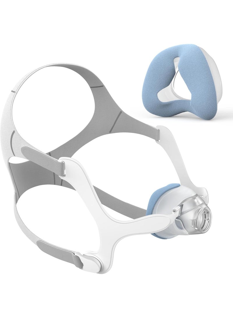 MEDICOLOR Upgraded Supplies for Airfit N20, Includes Head Strap, Frame, Nasal Cushion(L), Softer Nose Touching for Airtouch N20 Users, Secure Seal & Enhanced Comfort CPAP Supplies by MEDICOLOR, Large - Image 1