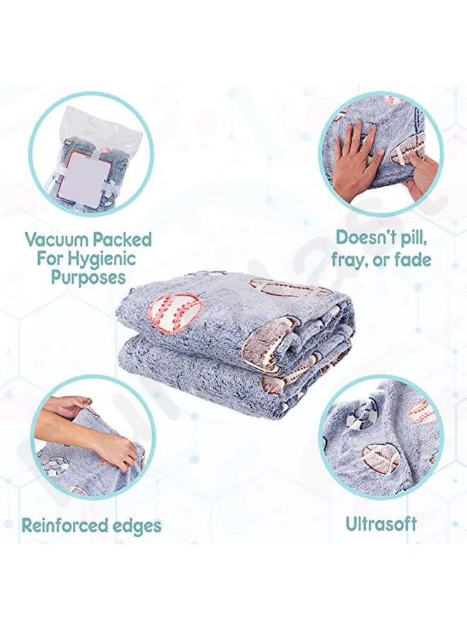 FunBlast Blankets For Kidsglow In The Dark Blanket Cartoon Print Blankets For Kids Light Weight Soft Cozy All Weather Blankets For 110 Years Old Toddlers Baby Boys & Girls (Grey) (Ball) - Image 5