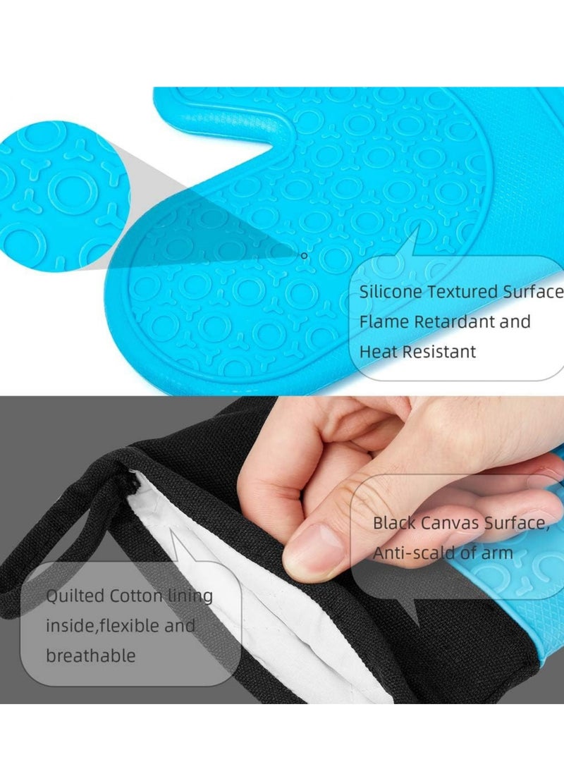 Silicone Heat-Resistant Gloves – Safe Protection and Ultimate Comfort for Cooking & Baking – Multi Colors - Image 5