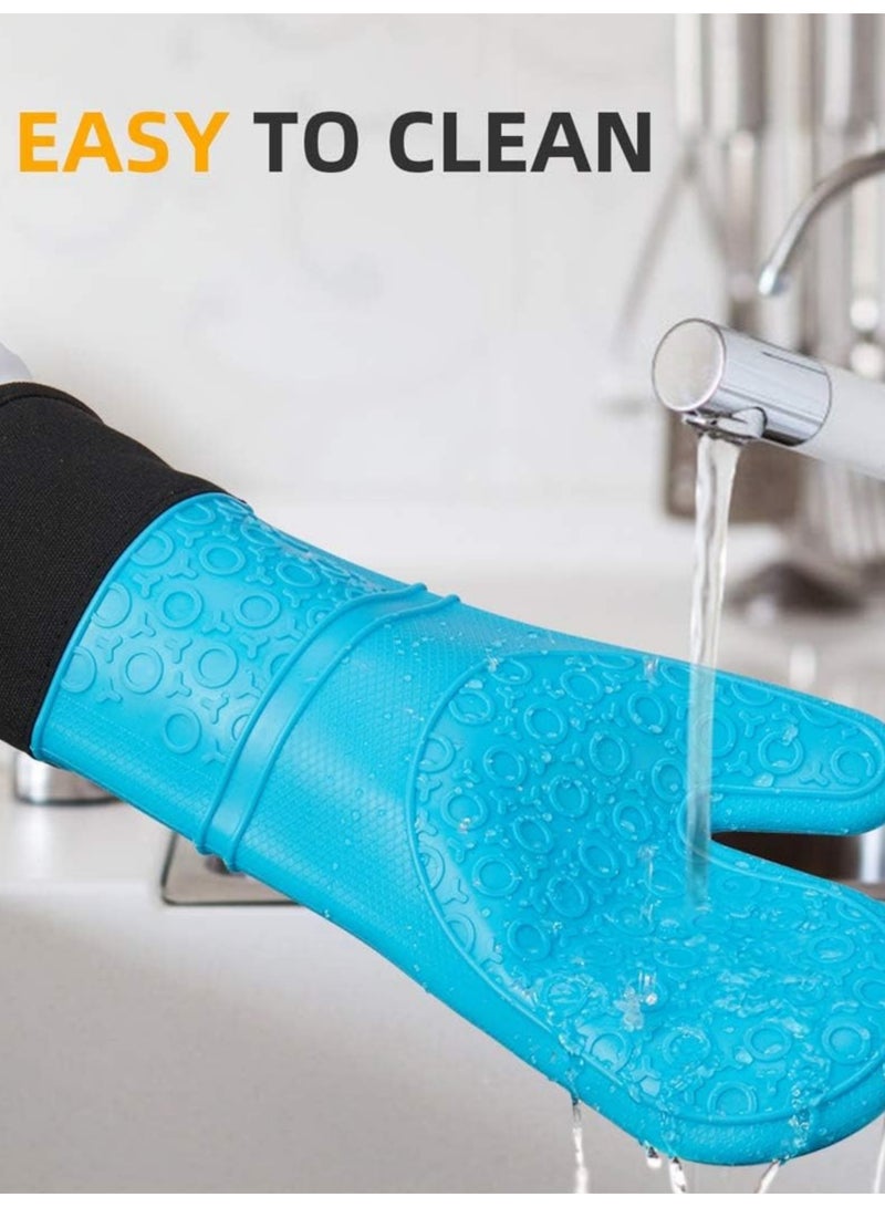 Silicone Heat-Resistant Gloves – Safe Protection and Ultimate Comfort for Cooking & Baking – Multi Colors - Image 4