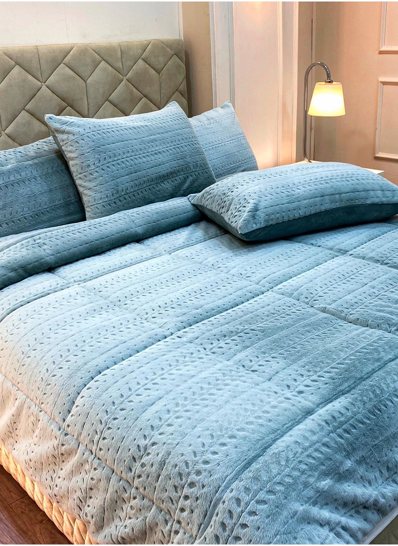 Family Bed Fox quilt set fur 3 pieces size 240 × 240 cm model 1627 from Family Bed  - Image 2