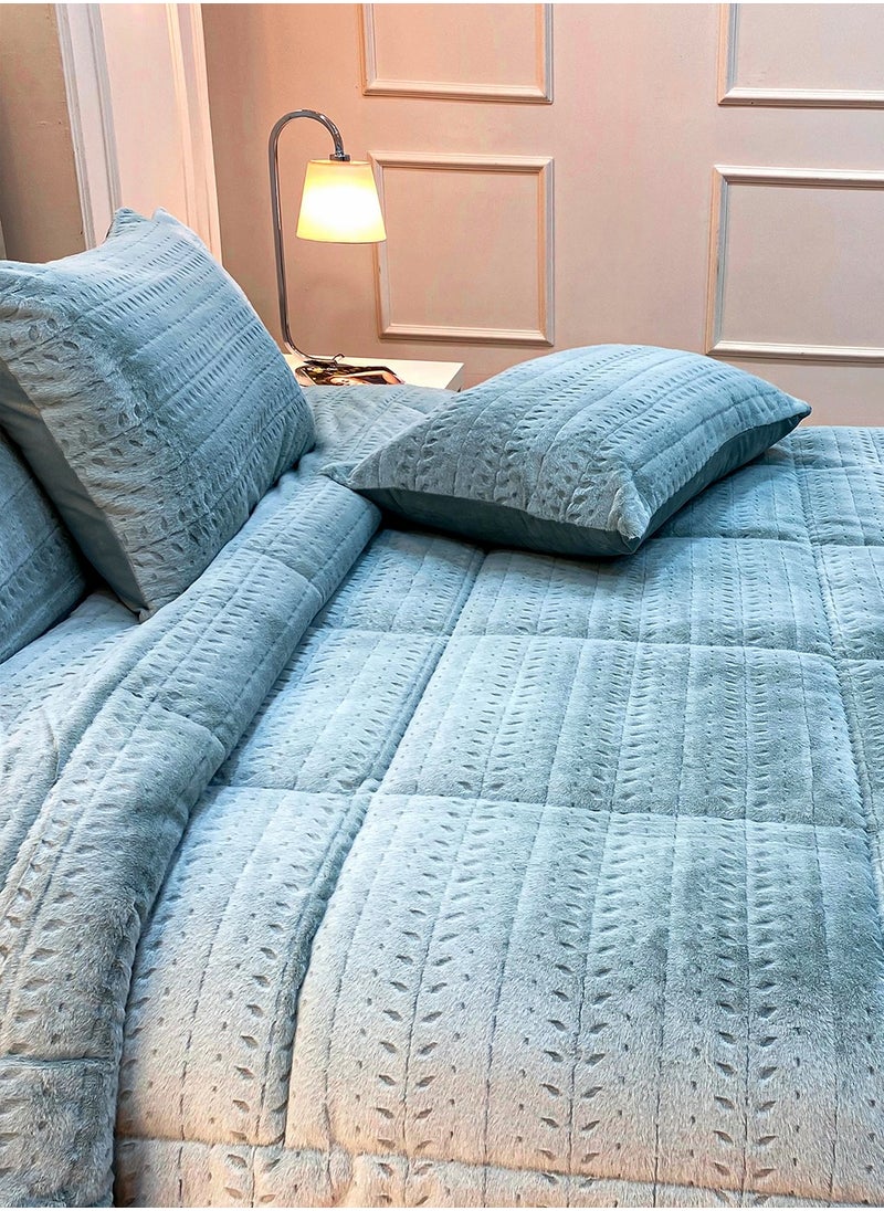 Family Bed Fox quilt set fur 3 pieces size 240 × 240 cm model 1627 from Family Bed  - Image 3