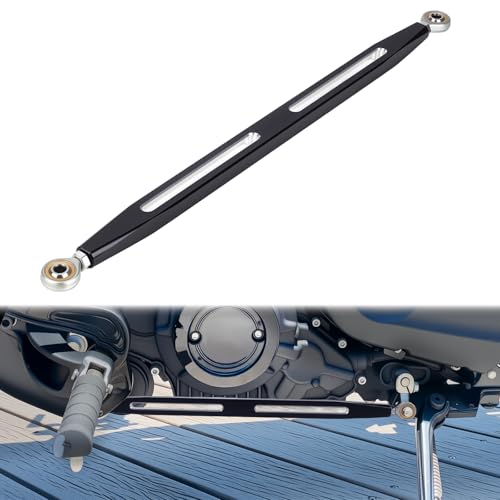 Aferrizu Black Shift Linkage Gear Shifter Lever for Indian 20152024 Scouts Hussar Bobber Scout Sixtys Parts Accessories Motorcycle Shifter Lever Change Rod 2Hole Slotted - Image 1