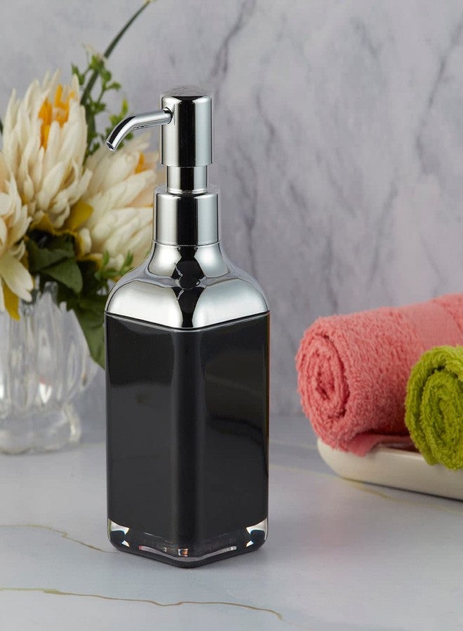 SaSaSa Acrylic Liquid Handwash Soap Dispenser Pump for Bathroom, Hand wash refillable Bottle for Kitchen wash Basin, Set of 1 (9924) - Image 3