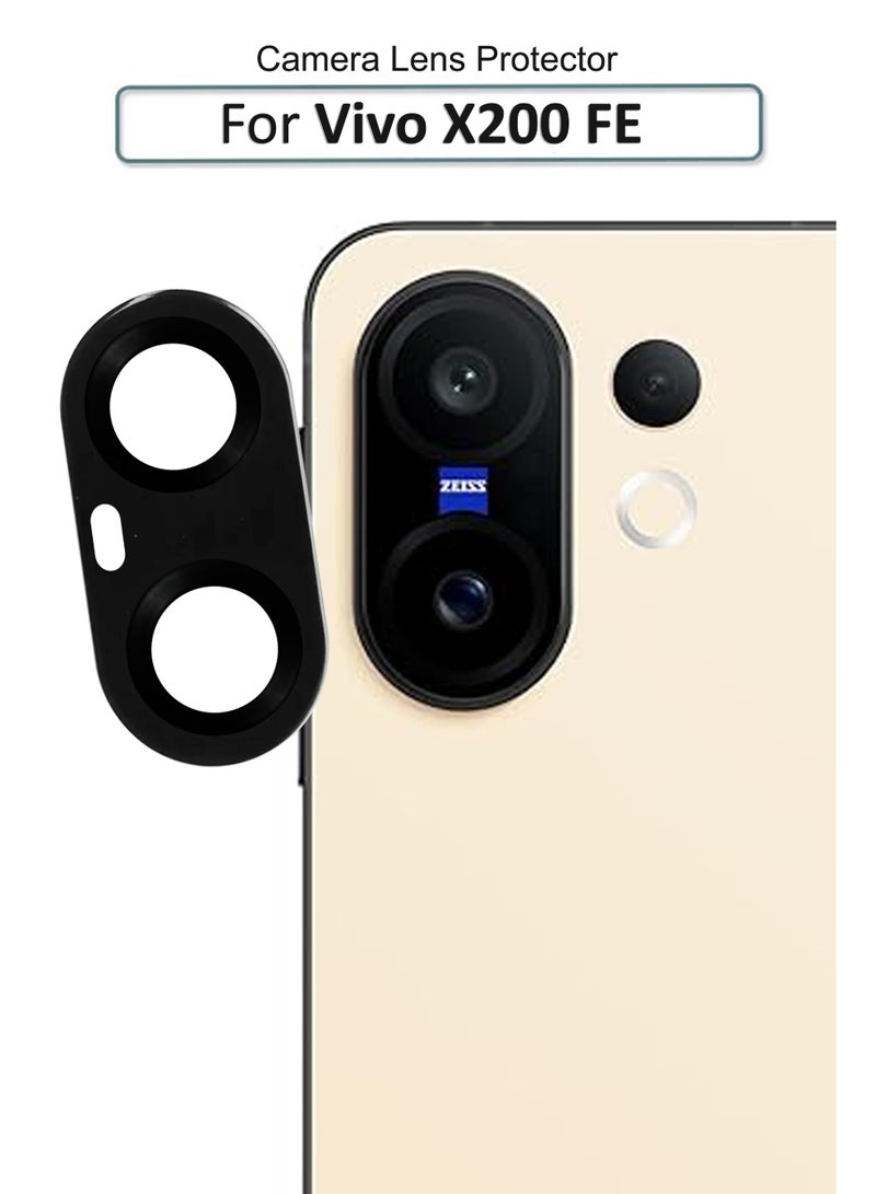 For Vivo X200 FE -  Camera Lens Protector , Scratch-Resistant Ultra-Thin Tempered Glass with Aluminum Edging , High Quality Camera Lens Protector - Image 1