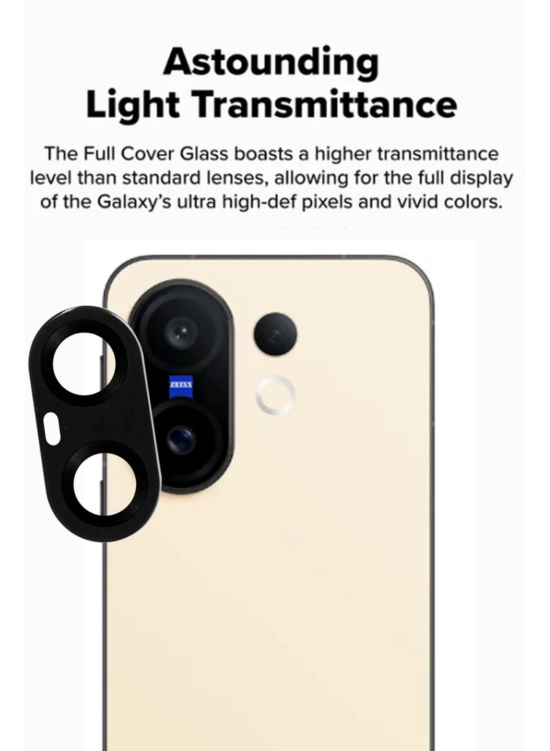 For Vivo X200 FE -  Camera Lens Protector , Scratch-Resistant Ultra-Thin Tempered Glass with Aluminum Edging , High Quality Camera Lens Protector - Image 3