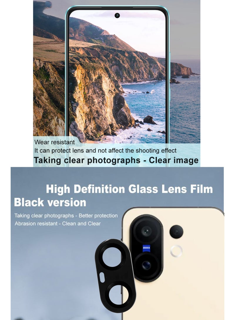 For Vivo X200 FE -  Camera Lens Protector , Scratch-Resistant Ultra-Thin Tempered Glass with Aluminum Edging , High Quality Camera Lens Protector - Image 4
