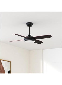 Arabest 42 Black Outdoor Ceiling Fan with Light Remote Control Dimmable Reversible Motor Low Profile for Indoor Bedroom Covered Patio Modern  - Image 2