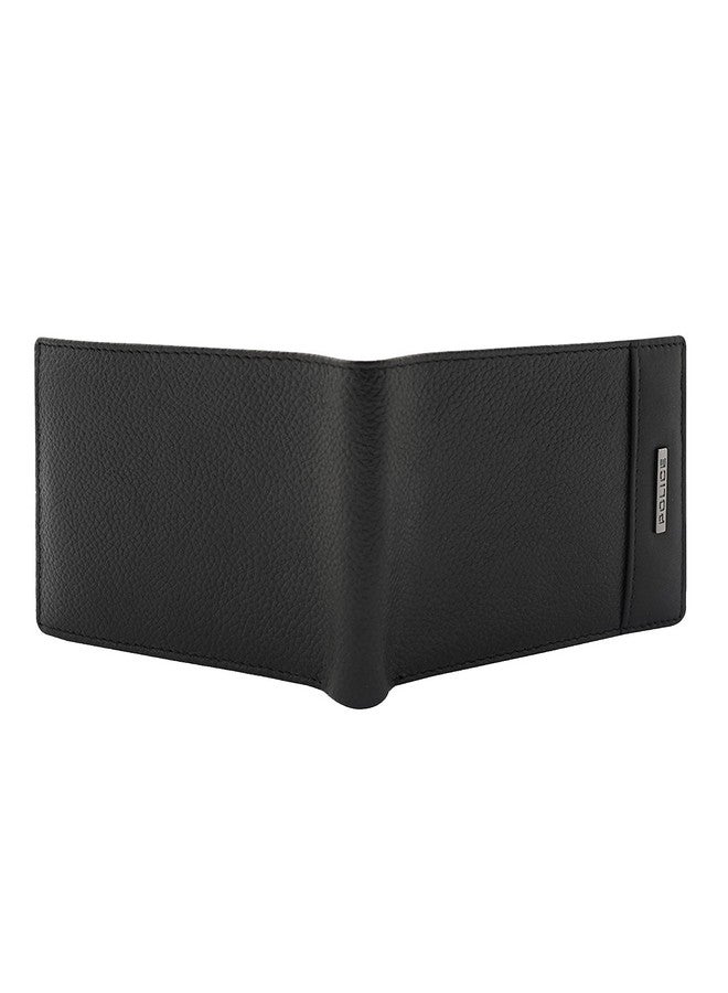 POLICE محفظة بطاقات الائتمان الجلدية للرجال من بوليس ووترلاين - سوداء - Image 2