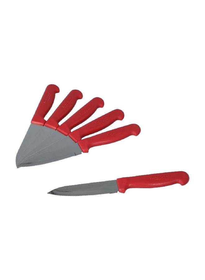 بروفيشنال 6 قطع طقم سكاكين طبخ صغير اسود وفضي 4 بوصة 900-4-6S - Image 3