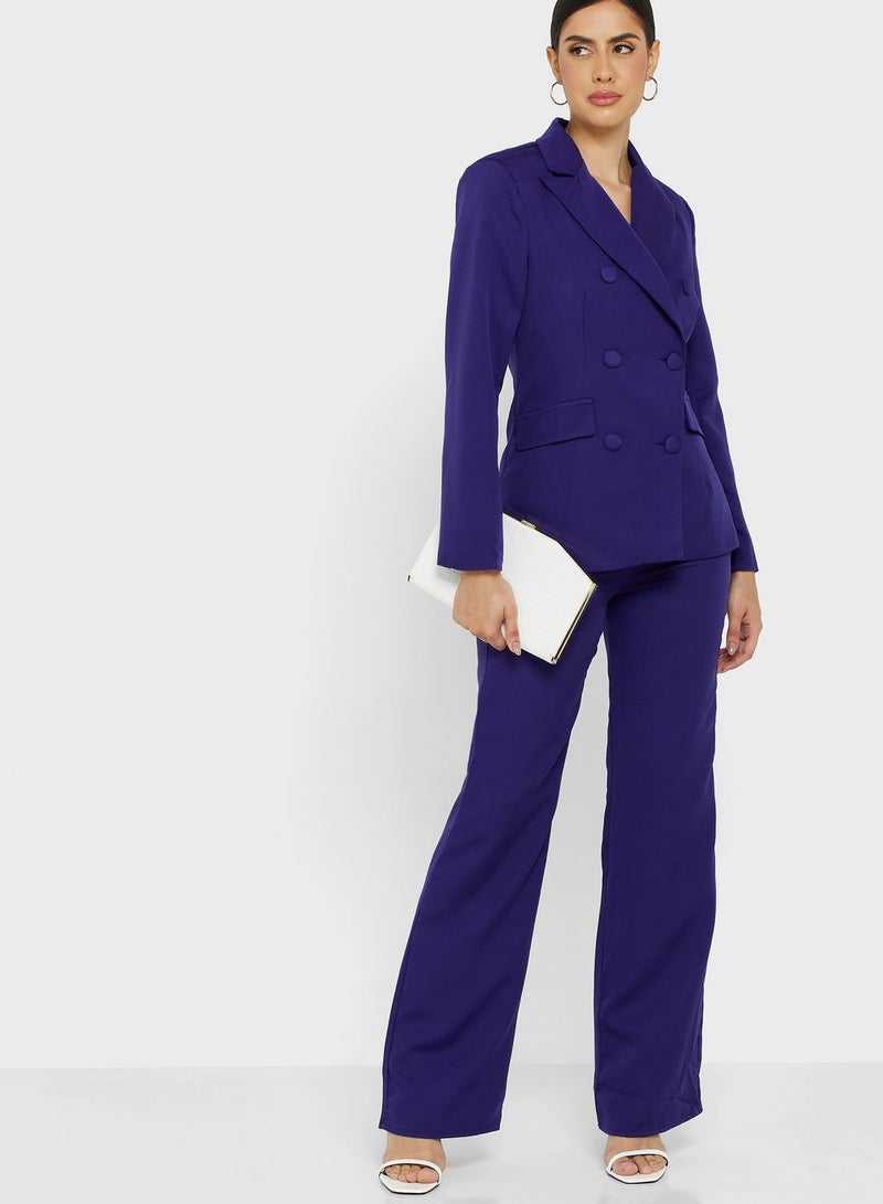 ELLA Double Breasted Blazer & Pants Set  - Image 1