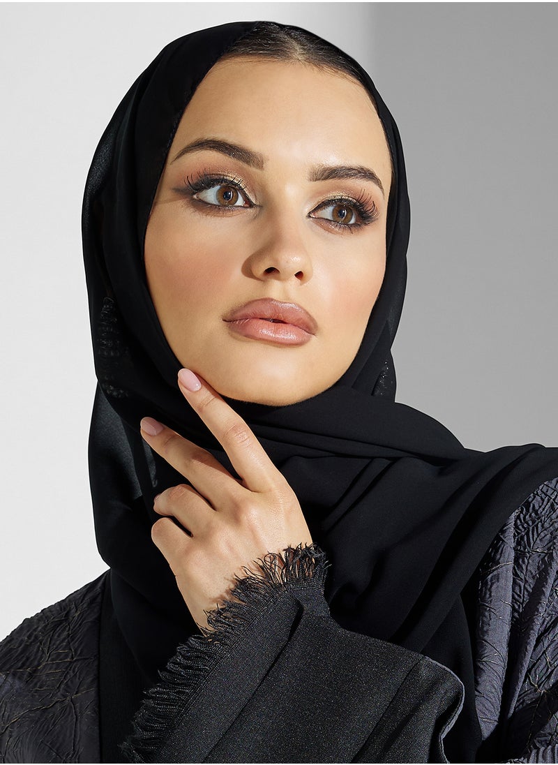hayas closet Open Front Cape Sleeve Abaya  - Image 4