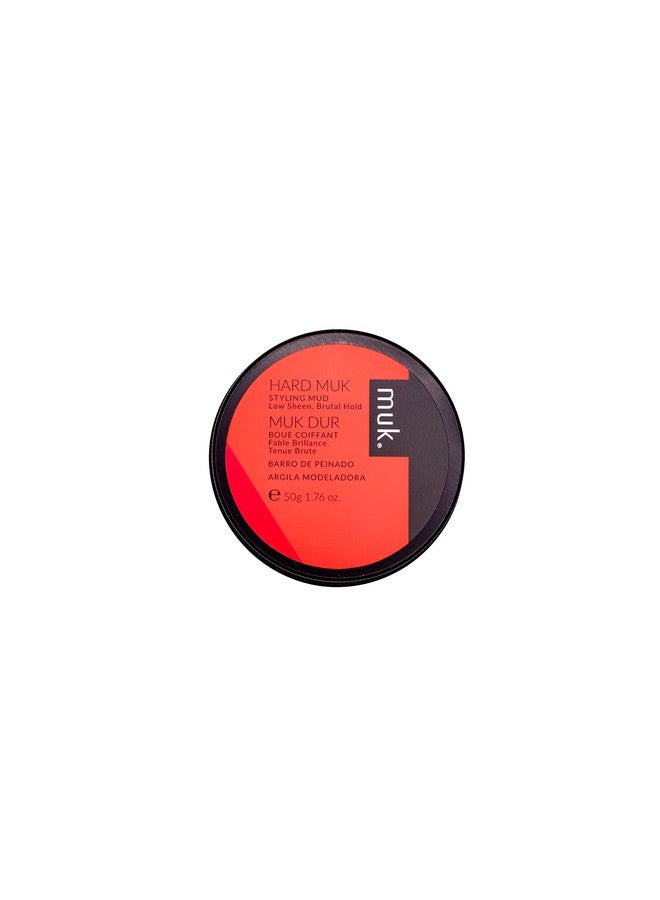 MUK. Muk Haircare Hard Muk Brutal Hold Styling Mud Hair Product Hair Mud For Men Brutal Hold Low Sheen Finish 1.7Oz - Image 2