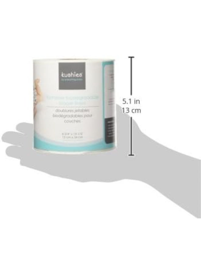 Kushies Flushable Biodegradable Diaper Liners, 100 Sheets - Image 5
