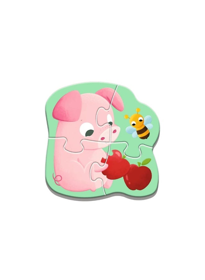 تريفل بازل حيوانات الصغيرة للأطفال (2+3+4+5) قطعة - 36135 - Image 4