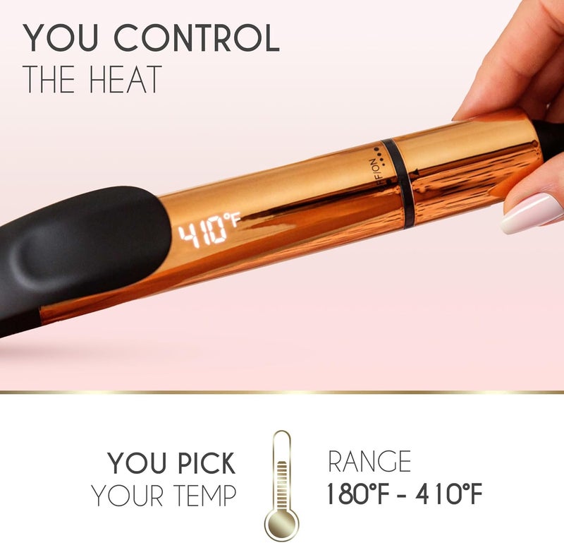 ELLA BELLA ® Curling Iron 1 Inch • Professional Hair Curler • Curling Wand • Ceramic Curling Irons • Transform Your Look in Seconds • Suitable for All Hair Types • Say Goodbye to Heat Damage - Image 4