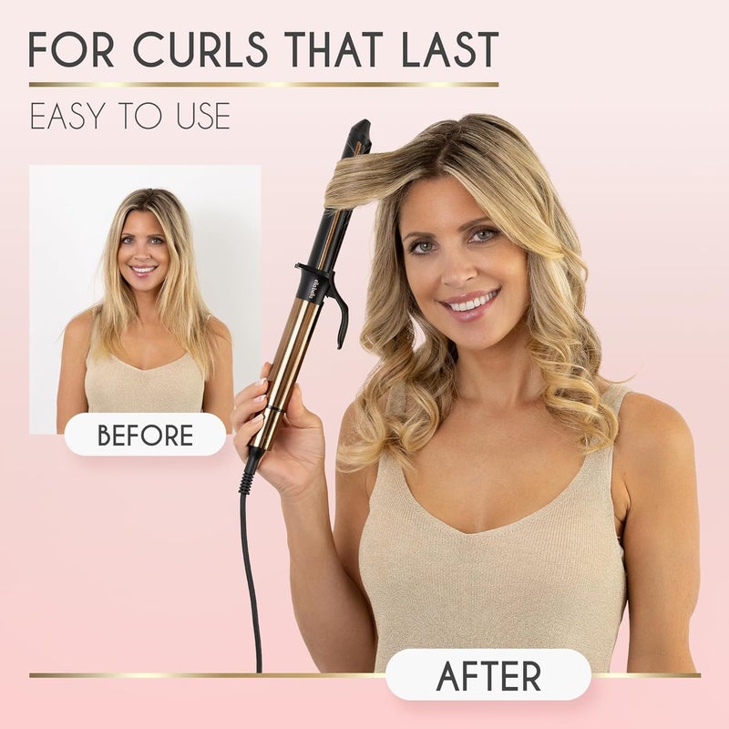 ELLA BELLA ® Curling Iron 1 Inch • Professional Hair Curler • Curling Wand • Ceramic Curling Irons • Transform Your Look in Seconds • Suitable for All Hair Types • Say Goodbye to Heat Damage - Image 3