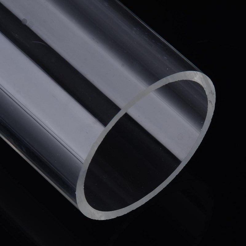 Generic Products Hanture Acrylic Round Tube 30cm Length Clear Acrylic Plexiglass Lucite Tube ID 76 mm OD 82 mm Id 76 x Od 82 cm