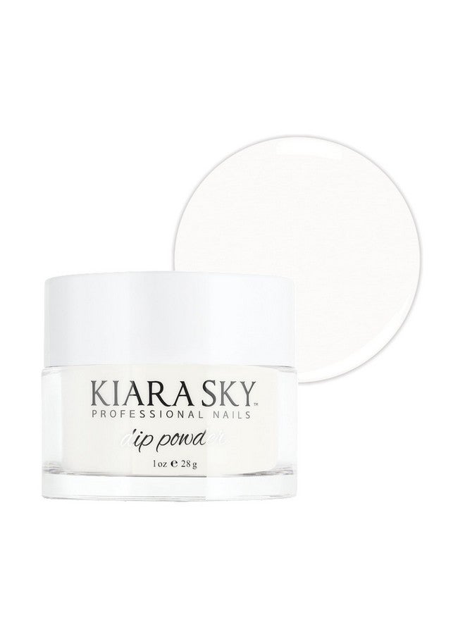 كيارا سكاي بودرة طلاء أظافر كيارا سكاي طويلة الأمد بدرجات اللون الأبيض، 1 أونصة، أبيض حليبي - Image 1