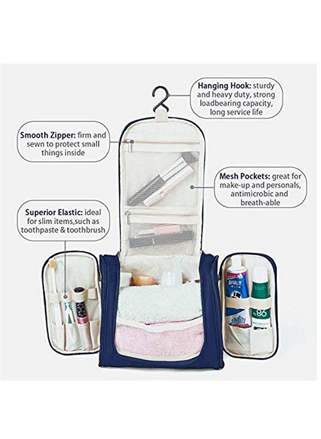 EAYIRA Fabric Toiletry Bag (Navy Blue_TSB-7_10) - Image 3