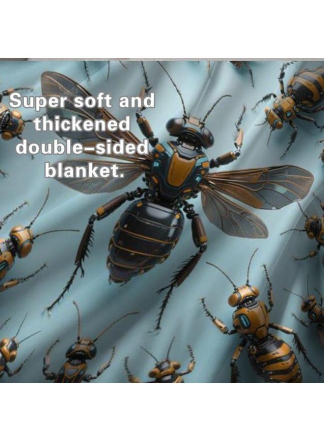 عام بطانية رقيقة من الفانيلا الكرتونية للأطفال والرضع (دافئة ومريحة، ومناسبة للنوم والألعاب) 70 سم * 100 سم - Image 5