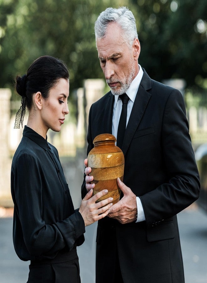 Everlight Memorials Cremation Urns for Human Ashes - Wooden Legacy Large Decorative Urn for Adult Men & Women - Burial Urns for Adult Human Ashes - Image 5