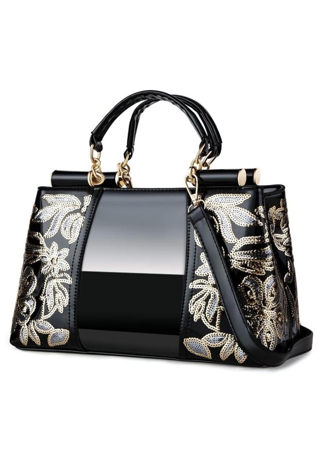 Women's Versatile Large Capacity Crossbody Bag, Ladies Top Handle Shoulder Bag Side Bag Sling Bag, PU Leather Handbag Tote Bags Satchel Bags Clutch Bag Carry Bag for College Students - Image 1