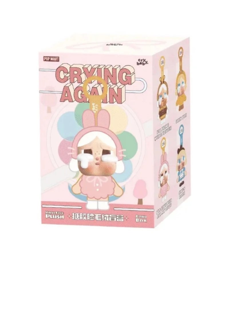 كراي بيبي دمية وجه من الفينيل من سلسلة CryBaby Brying Again أصلية 100% (صندوق أعمى واحد) - Image 1