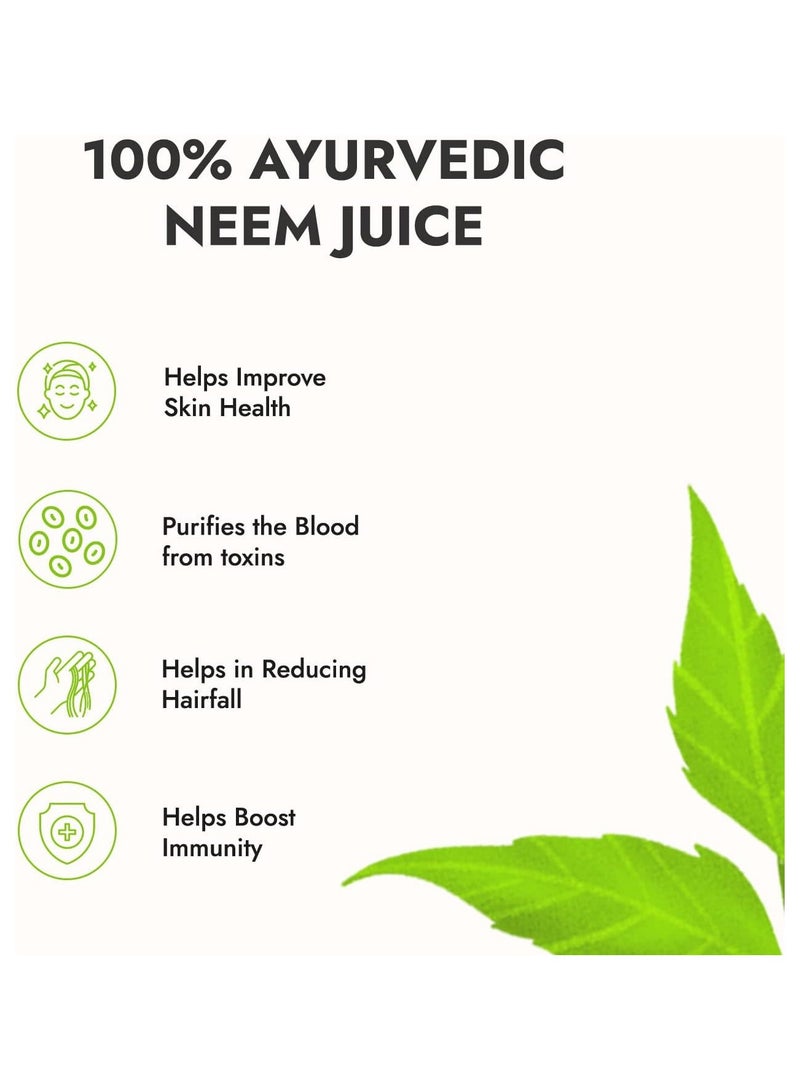 Kapiva Kapiva Neem Juice | Made with Rajasthani Neem | Helps Boost Immunity and Fight Infections (1L)  - Image 3