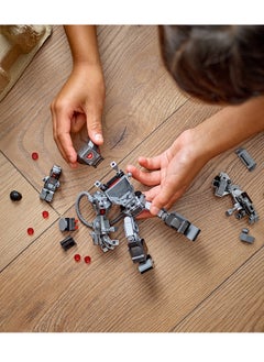 LEGO 76277 درع ميك وور ماشين من مارفل، لعبة محارب قابلة للبناء للأطفال مع 3 مطلقات للكرات، شخصية أسطورية من MCU، هدية للأولاد والبنات الذين تتراوح أعمارهم بين 6 أعوام وما فوق  - Image 4