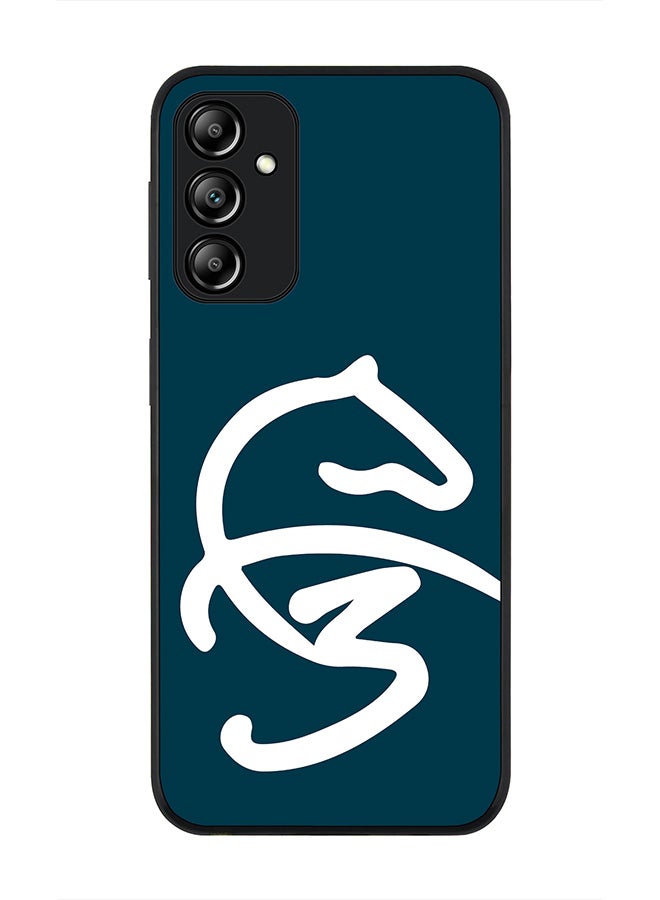 Stylizedd Rugged Black edge case for Samsung Galaxy A24 4G Slim fit Soft Case Flexible Rubber Edges Anti Drop TPU Gel Thin Cover - Faz3 Style Blue - Image 1