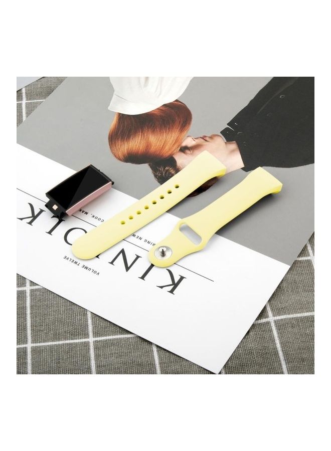 نيبمينينت سوار بديل من السيليكون لساعة فيتبيت تشارج 3 أصفر - Image 5