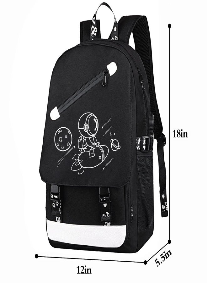 FEWOFJ Anime Backpack for Boys, School Bags Bookbags for Teenagers, Rocket, 18*12*5.5 inches, Rucksack Backpacks - Image 2