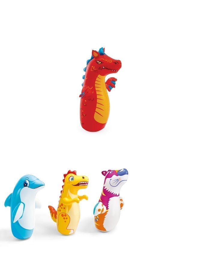 Intex, Bop Bag - Assorted Inflatable Stand-Up Punching Bag for Toddlers & Kids , Unisex, Ages 3+ 94cm * 61cm - Image 1