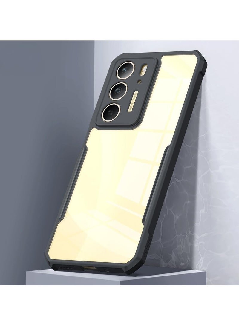 عام حافظة متوافقة مع هاتف Realme C75 - تصميم مضاد للسقوط بوسائد هوائية، مزيج TPU+PC فائق النحافة والملامسة الناعمة - Image 3