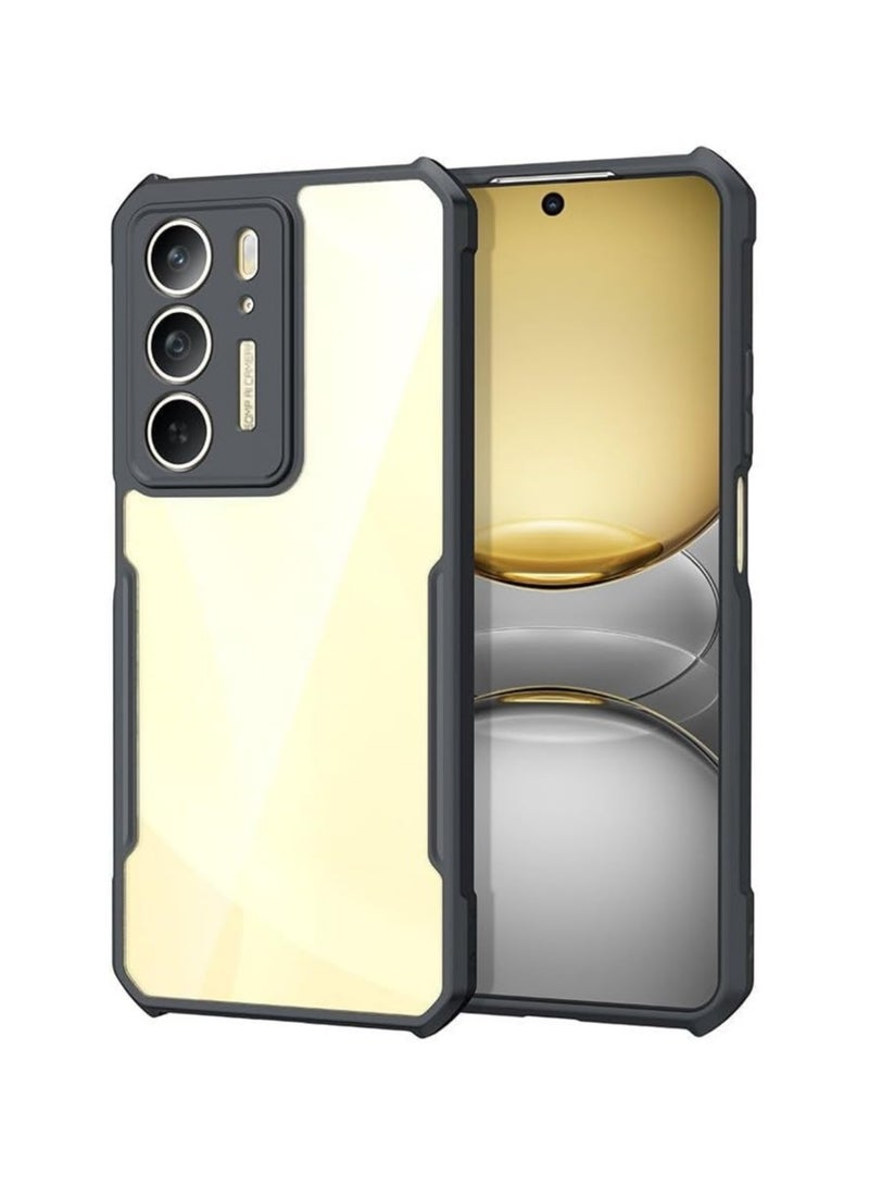 عام حافظة متوافقة مع هاتف Realme C75 - تصميم مضاد للسقوط بوسائد هوائية، مزيج TPU+PC فائق النحافة والملامسة الناعمة - Image 1