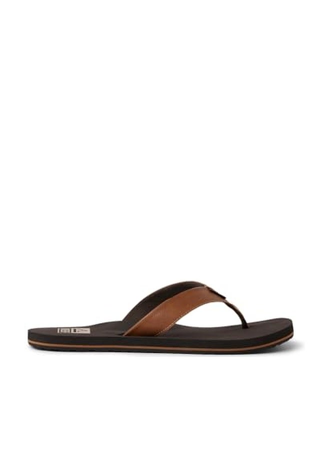Reef Twinpin Mens Beach Flip Flop, Soft Cushion Footbed, Water Friendly, Brown, 6 - Image 1