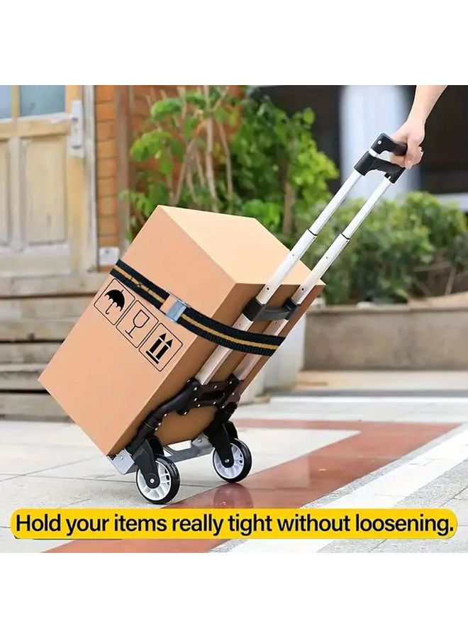 Heavy Duty Adjustable Motorcycle Cargo Rope 196.85inch Anti Closure Fastening Straps - Image 5