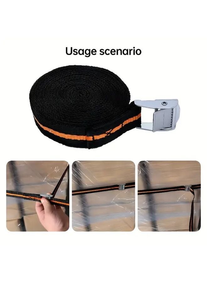Heavy Duty Adjustable Motorcycle Cargo Rope 196.85inch Anti Closure Fastening Straps - Image 4