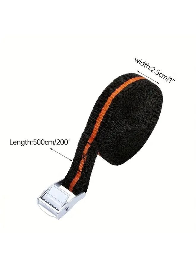 Heavy Duty Adjustable Motorcycle Cargo Rope 196.85inch Anti Closure Fastening Straps - Image 3