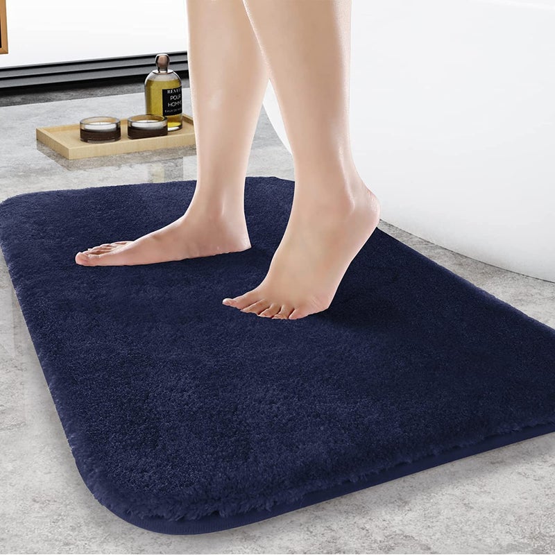 HaRvic HaRvic Soft Anti Skid Microfiber Bath Mat Super Absorbent Mats for Bathroom Bedroom Kitchen Door Mat Floor Mat NonSlip Quick Dry Rugs Size 60X40  - Image 1