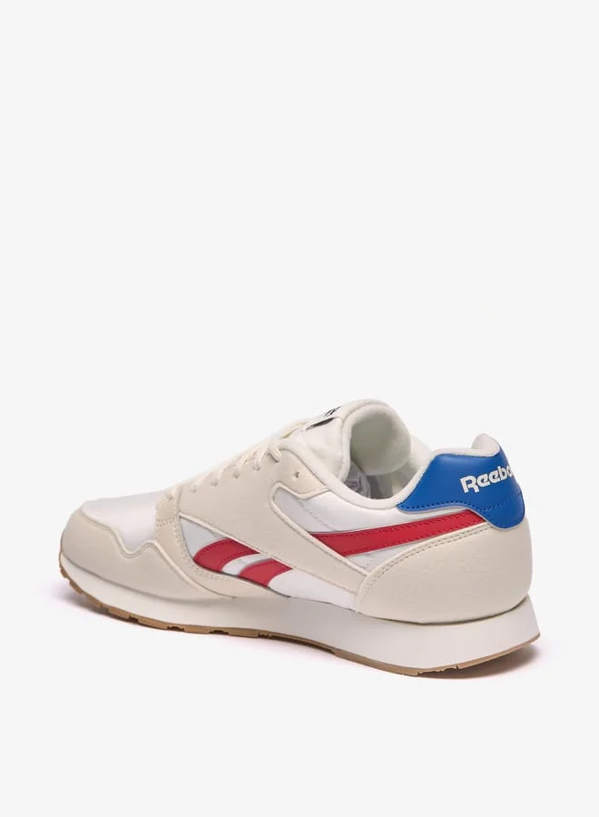 ريبوك Mens Logo Detail Sneakers with Lace-Up Closure - ULTRA FLASH