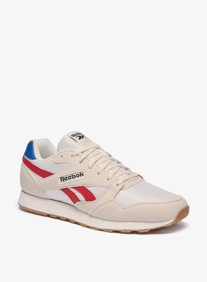 ريبوك Mens Logo Detail Sneakers with Lace-Up Closure - ULTRA FLASH