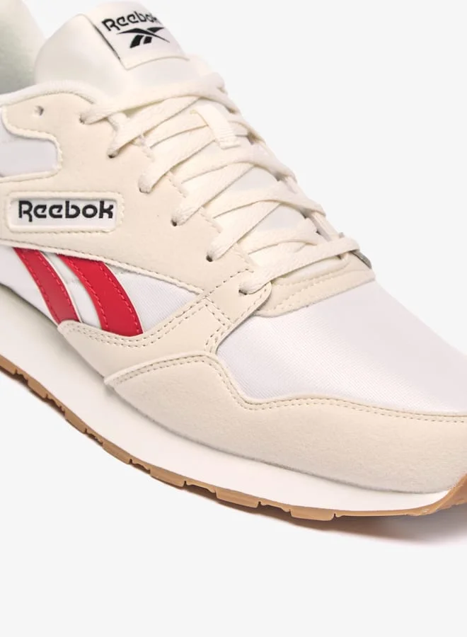 Reebok Mens Logo Detail Sneakers with Lace-Up Closure - ULTRA FLASH