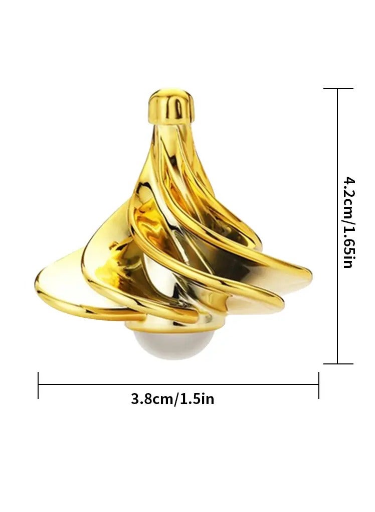 Spinning Top, Wind Gyro, Wind Blow Turn Gyro Desktop Decompression Toys, Airflow Spinning Gyro, Desktop Gyro, Stress Relief Toy - Image 3