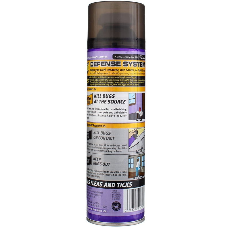 Raid Flea Killer Carpet and Room Spray, 16 oz (16 oz,Pack - 2) - Image 5