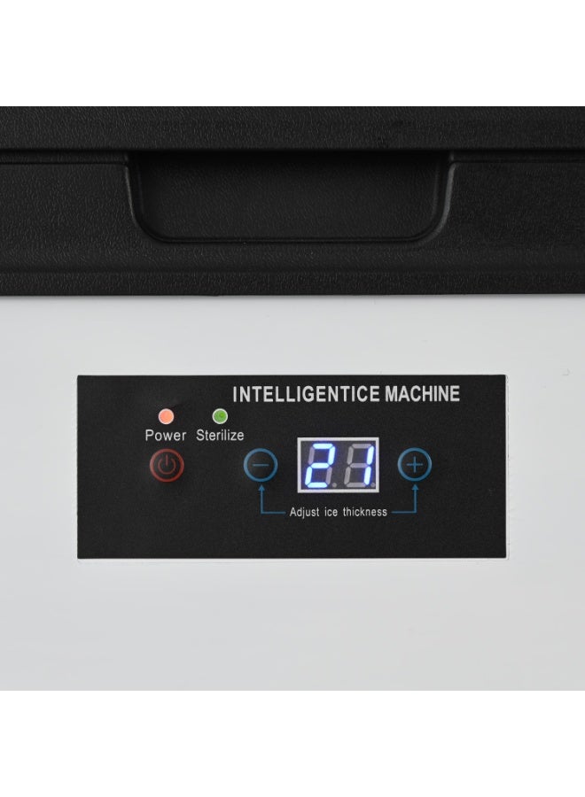 Cool Baby Integrated Ice Maker Machine, 55KGS/24H Stainless Steel Under Counter ice Machine with 15KGS Ice Storage Capacity, Freestanding Ice Maker - Image 5