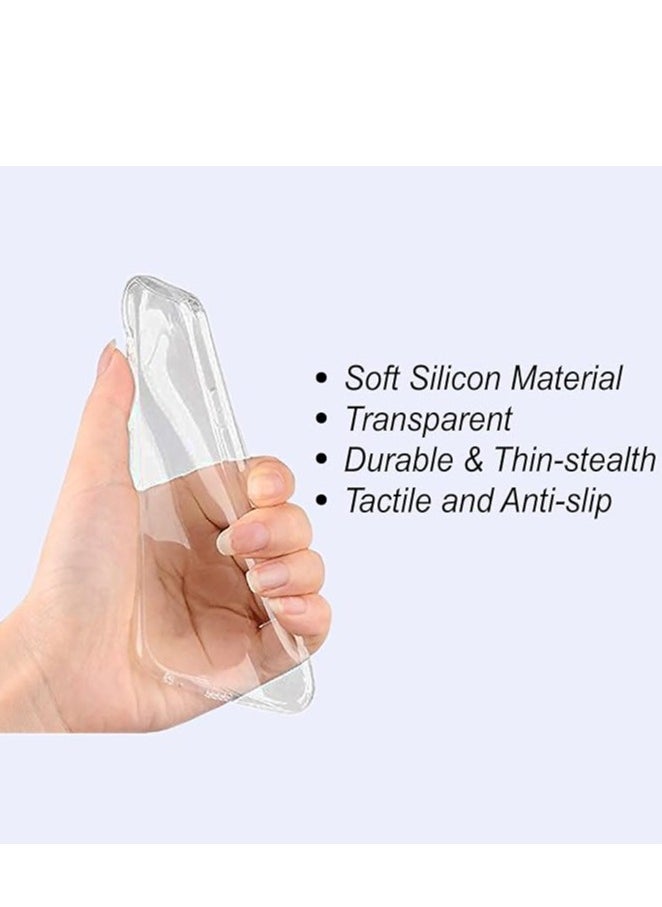 Generic Silicone Protective Clear Cover With Corner For Infinix Smart 8 & HOT 40i / Tecno Spark 20 / Spark 20C / Spark Go 2024 / Pop 8 Ultra-Hybrid Crystal Clear Back Case Cover for |Shockproof Design | Camera Protection Bump | Hard Clear Back | Bumper Case (Pc & TPU |Transparent) NON YELLOW  - Image 4